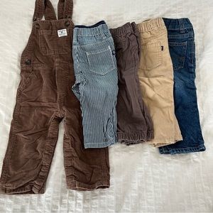 Carters and Oshkosh Baby Boy Bundle Jeans, Pants & Overalls 12m